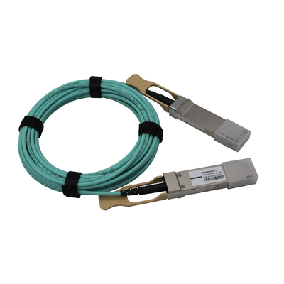 1m 2m QSFP28 - QSFP28 Aktif Optik Kablo AOC 10m 20m Alıcı-Verici 100Gbase