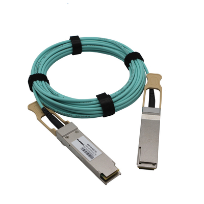 1m 2m QSFP28 - QSFP28 Aktif Optik Kablo AOC 10m 20m Alıcı-Verici 100Gbase