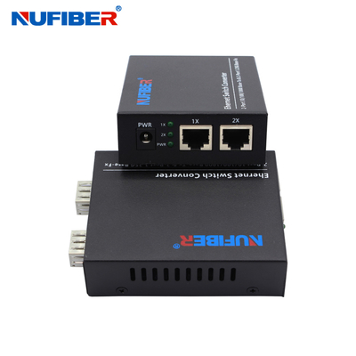DC5V Gigabit Fiber Ethernet Anahtarı, 2 Bağlantı Noktalı SFP Ethernet Anahtarı