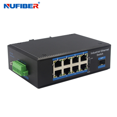 Güvenlik Sistemi için Alüminyum Alaşımlı 8 Portlu Poe Ethernet Anahtarı