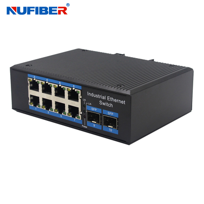 Güvenlik Sistemi için Alüminyum Alaşımlı 8 Portlu Poe Ethernet Anahtarı