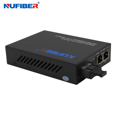 10/100/1000M 2 bağlantı noktalı Rj45+1 fiber bağlantı noktalı çift fiber SM 1310nm 20km SC Fiber Optik Ethernet Anahtarı medya dönüştürücü
