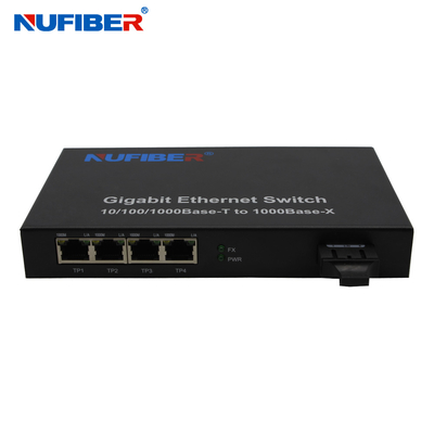 4 Bağlantı Noktalı Rj45 Ethernet Anahtarı DC5V 2A, Yayın Fırtınası Korumalı