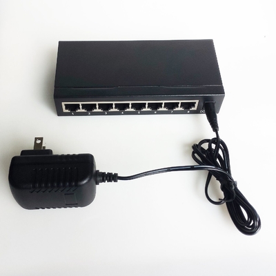 IP Erişimi için Rj45 UTP Fiber Ethernet Anahtarı Medya Dönüştürücü 8 Bağlantı Noktası