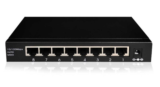 ​10 100M 8 Portlu Hızlı Ethernet Anahtarı Harici Güç Adaptörü Kaynağı