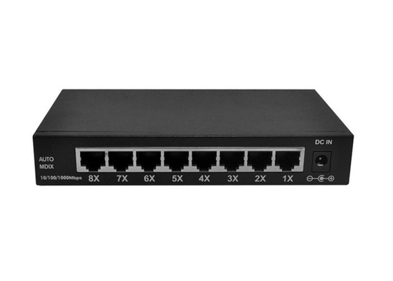 CCTV IP Cihazları İçin DC5V 1A Rj45 Ethernet Anahtarı 5 Bağlantı Noktalı Gigabit Ethernet Anahtarı