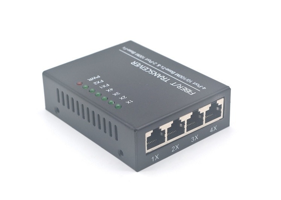 Harici güç Adaptörü ile Tek Modlu Fiber Ethernet Anahtarı Tx - Fx