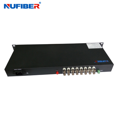 Fiber Video Dönüştürücü 16BNC'den Fiber Ovideo'ya koaksiyel verici ve alıcı desteği NTSC, PAL veya SECAM Video Standartları
