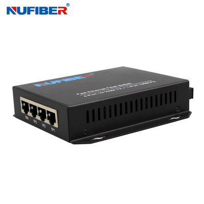 LED Bağlantı Durum Göstergesi ile Tx To Fx Ticari Fiber Ethernet Anahtarı