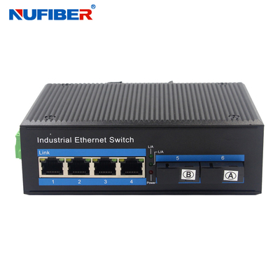 Tek Modlu 1310nm Ethernet Fiber Anahtarı 4 Bağlantı Noktalı Fiber Ortam Dönüştürücü