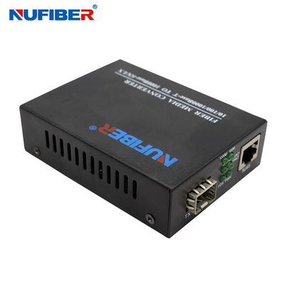 NF-C2200-SFP 10 100 1000M Fiber Optik SFP Medya Dönüştürücü