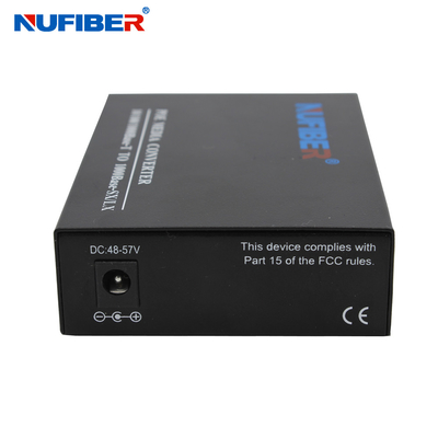 CCTV Kamera için UTP 30W POE Medya Dönüştürücüye SM SC 20km Gigabit Fiber