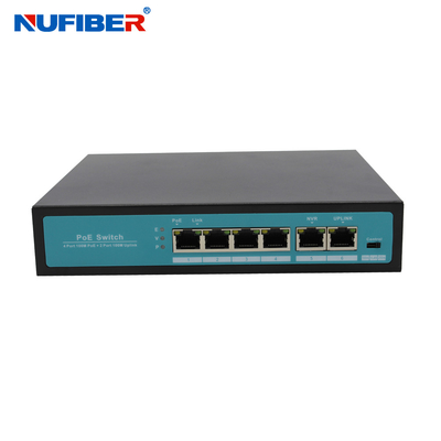10/100 Mbps 6 Port 30W POE Ethernet Anahtarı, Demir Kasalı
