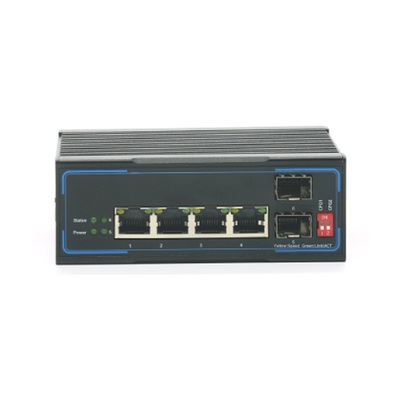 POE RJ45 ile 10/100/1000/10000m SFP Endüstriyel Yönetimli Ethernet Anahtarı