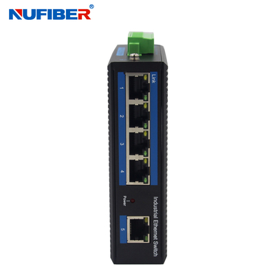 4 Port 10 / 100 / 1000base-Tx Endüstriyel Ethernet Anahtarı 1 Port 1000base-Fx