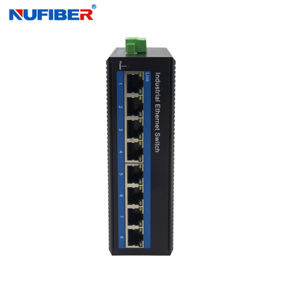 OEM POE Gigabit Endüstriyel Ethernet Anahtarı 4/8 Bağlantı Noktalı Fiber Optik Ağ