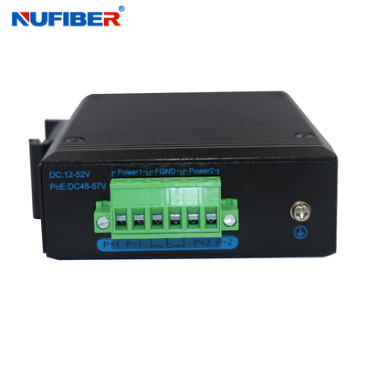 Endüstriyel Ethernet Yönetilmeyen Anahtar 8x10 / 100 / 1000base-T SFP Bağlantı Noktası