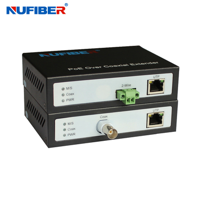 POE IP Üzerinden 2 Tel Ethernet Üzerinden Koaksiyel Genişletici 300m DC52V Hikvision Kamera için