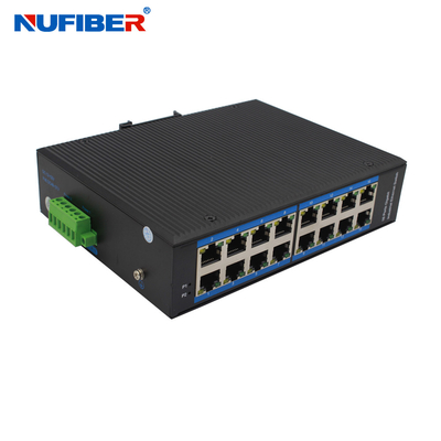 Endüstriyel 16 bağlantı noktalı Gigabit Ethernet Anahtarı 16*10/100/1000M UTP Bağlantı Noktası