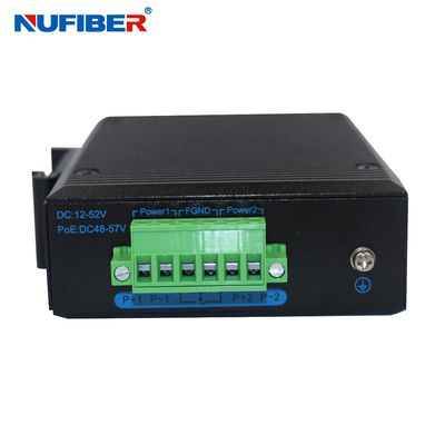 Endüstriyel POE SFP Ethernet Anahtarı 4x10/100/1000M POE Bağlantı Noktasından 2x1000M SFP Bağlantı Noktasına 48V