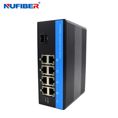 8 UTP 1 SFP Bağlantı Noktalı Endüstriyel Yönetimli Gigabit Ethernet Anahtarı