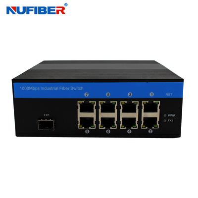 8 UTP 1 SFP Bağlantı Noktalı Endüstriyel Yönetimli Gigabit Ethernet Anahtarı