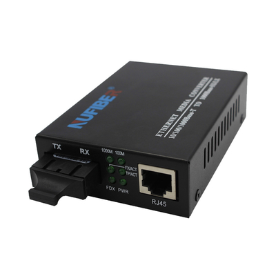 Çok Modlu 10 100 1000Base TX FX Medya Dönüştürücü Gigabit Ethernet Medya Dönüştürücü