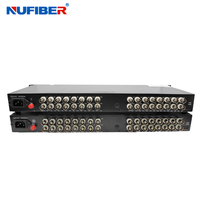 32BNC RS485 Video Ses Verileri Fiber Medya Dönüştürücü