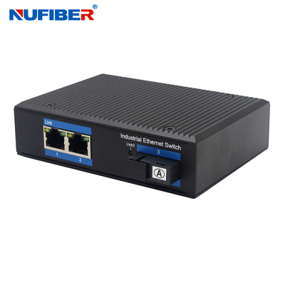 NuFiber 1310nm 100base Fx Medya Dönüştürücü 2 Bağlantı Noktalı Poe Ethernet Anahtarı