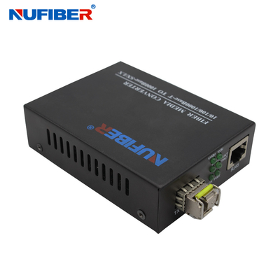 NF-C2200-SFP 10 100 1000M Fiber Optik SFP Medya Dönüştürücü