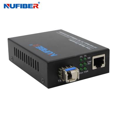 IEEE 802.3 uyumlu 10/100M RJ45 - SFP Fiber Ortam Dönüştürücü