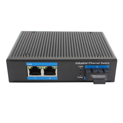 Fiber - 2 UTP Bağlantı Noktası Yönetilmeyen Endüstriyel Ethernet Anahtarı