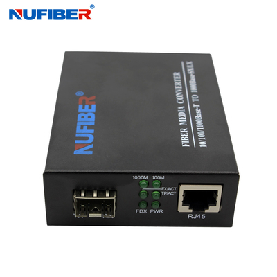 10/100/1000M Gigabit Ethernet UTP SFP Medya Dönüştürücü