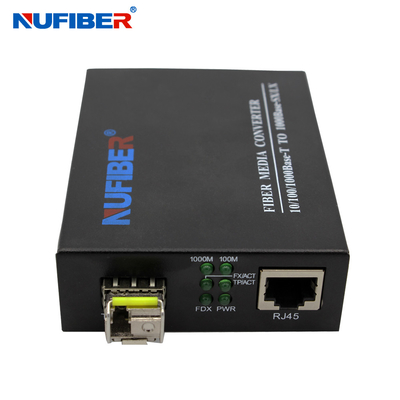 10/100/1000M Gigabit Ethernet UTP SFP Medya Dönüştürücü