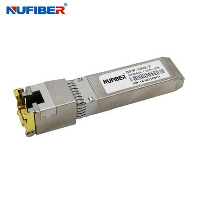 30m RJ45 10G UTP Ethernet Bağlantı Noktası Bakır SFP Alıcı-Verici